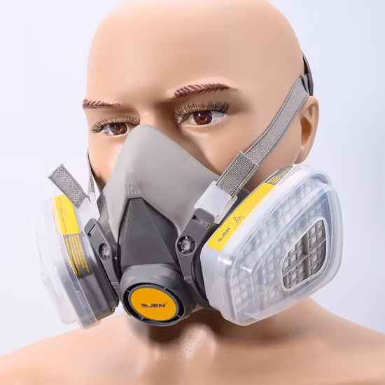Reusable Silicone Respirator Gas for Breathing Apparatus Full Face Mask, Gas Mask