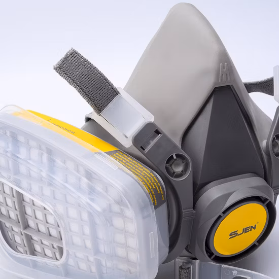 Reusable Silicone Respirator Gas for Breathing Apparatus Full Face Mask, Gas Mask
