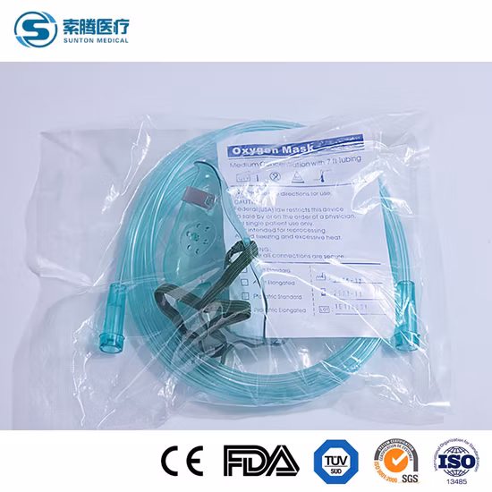 Medical Surgical Portable Simple Disposable Infant Neonate Child Adult Oxygen Face Mask
