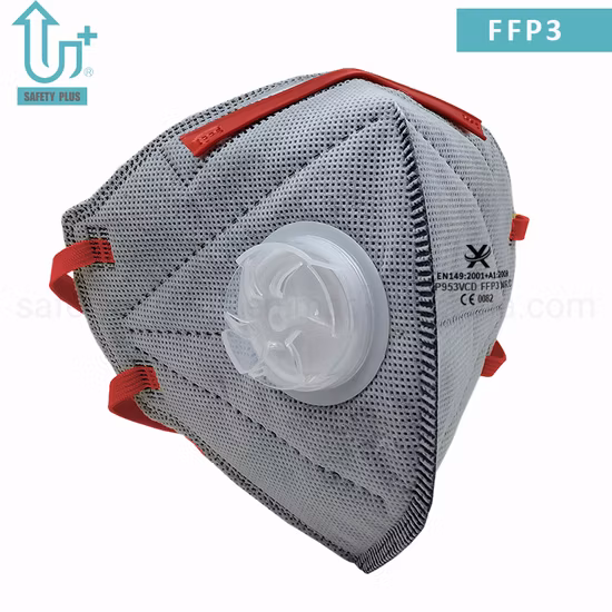 Kn99 Mask Medical Respirator with 5 Plys Non Woven Ce Approved FFP3 with Valve