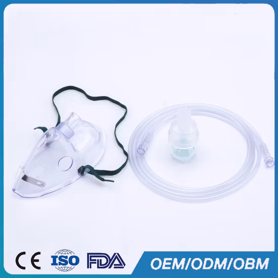 Disposable Factory Medical Surgical Hospital PVC CE FDA ISO Approved CPR Oxygen Nebulizer Mask